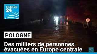 Les intempéries en Europe centrale font deux morts en Pologne et en Autriche • FRANCE 24 [upl. by Ajssatsan]