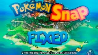 Pokemon Snap ROM fixed photos problem ROM arreglado [upl. by Aimat791]