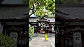 サムハラ神社⛩️ 大阪の中心部にあり強力なパワースポットとして大人気✨ 家運隆盛、延命長寿、厄除けのご利益がありその人気に拍車をかけたのが厄除けの御神環🐤shorts [upl. by Yenor]