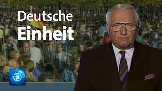 Tag der Deutschen Einheit  tagesschau vom 3 Oktober 1990 [upl. by Bosch]