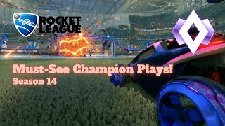 Top Rocket League Goals amp Saves You Need to See Champions Journey – HamsTech [upl. by Jimmy690]