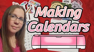 Lets make Calendars with Cricut Design Space [upl. by Hazelton]