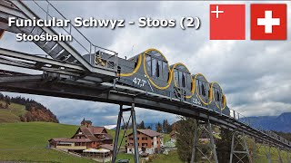 Funicular Schwyz  Stoos 2 October 2024 4K switzerland funicular stoos [upl. by O'Rourke]