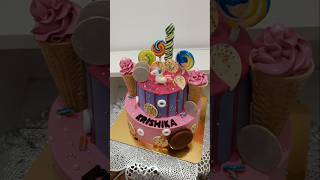 Candy theme cake candyland candylover birthdaycake kids trending cake viralvideo likeforlike [upl. by Atteroc]