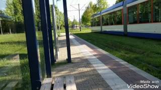 Straßenbahn Haltestelle Darmstadt Eissporthalle Linie 4  Linie 5 [upl. by Eivod]