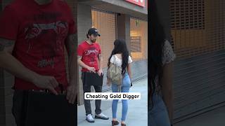 Cheating Gold Digger Prank Pranks joeysalads funny [upl. by Ahsla]