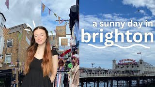 a summers day in BRIGHTON  vlog shopping vegan food [upl. by Lorimer257]