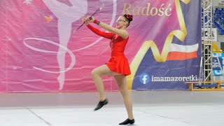 MAJORETTES PERŁY SULEJÓW   SOLO BATON   Kędzierzyn Koźle 2024 [upl. by Akimit]