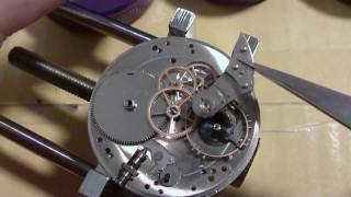 How I take apart a pocket watch Hamilton 916 [upl. by Zoila]