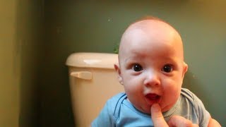 5 Month Old Baby Speaks Sentences [upl. by Akirdnwahs]