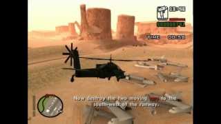 GTA San Andreas  Mission 68  learning to fly Part 7 DESTROY TARGETS PC [upl. by Annahsit]