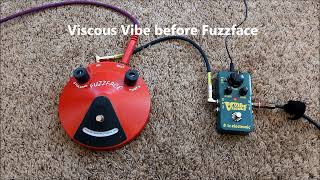 Vibe and Fuzzface  Pedal Order Testing [upl. by Codee]