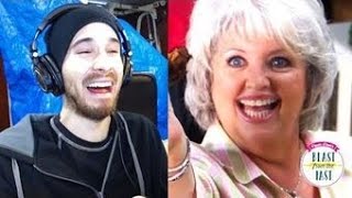 I CRIED FROM LAUGHING  Mentally Ill Paula Deen Cooks Grandchildren And has Seizures Reaction [upl. by Alvie]