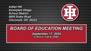 IHEVSD Board of Education Meeting September 17 2024 [upl. by Feldstein]