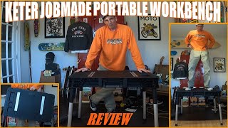 Keter Jobmade Portable Workbench Review [upl. by Brocklin]