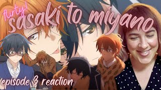 Sasaki to Miyano Episode 3 Reaction l Flirty [upl. by Eclud]