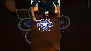 5×3 Dots Rangoli Design [upl. by Airdnahs]