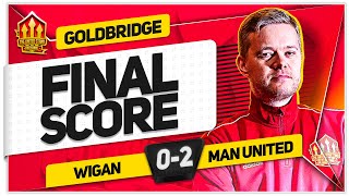 MAGNIFICENT MAINOO WIGAN 02 MANCHESTER UNITED GOLDBRIDGE Reaction [upl. by Luapnoj499]