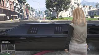 GTA 5 Cell Phone Cheats  Spawn Stretch Limo [upl. by Hedberg]