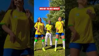 THE BRAZILIAN DANCE MOVES🔥 music football soccer trending love love [upl. by Noiwtna]