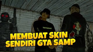 Tutorial Cara Membuat Skin Sendiri Untuk Gta Samp  Retexture Skin Gta San Andreas [upl. by Lomaj]