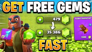 easiest way to collect gem from coc 💎💎 easy mission for getting gem in coc  clashofclans cocgem [upl. by Elenaj]