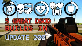 Payday 2  5 Great Builds in U200 for DEATH SENTENCE ONE DOWN [upl. by Jaban]