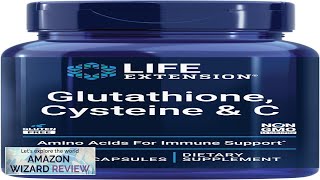 Life Extension Glutathione Cysteine amp C Antioxidant Supplement with Vitamin C Review [upl. by Iaras]