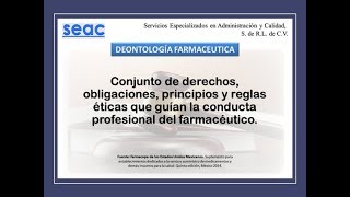 Deontologia farmaceutica [upl. by Caldwell471]