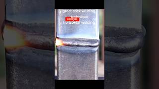 great stick welding technique horizontal welding [upl. by Rona]