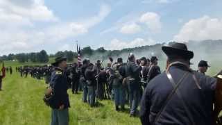 Gettysburg 150th Reenactment First Person POV BGA [upl. by Grannia]