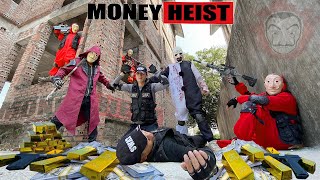 PARKOUR VS MONEY HEIST Money Heist to find and kill Clown to get back money and gold  Epic POV [upl. by Frohne345]