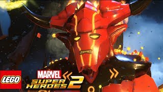 LEGO Marvel Super Heroes 2  Boss battle  SURTUR N DOOM Gameplay Walkthrough PART 9 [upl. by Marih]