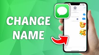 How to Change Someone Name in Messages on iPhone [upl. by Kaufmann]