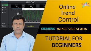 WinCC v80 How to Configure Online Trend Control  StepbyStep Tutorial for Beginners [upl. by Osanna]