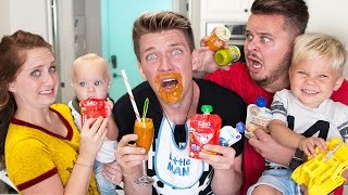 BABY FOOD CHALLENGE with Babies Daily Bumps Vs Collins Key [upl. by Kaden]