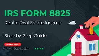 How to Complete IRS Form 8825  Reporting Rental Income for Partnerships [upl. by Tillie]