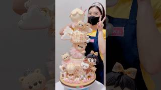 Kuenya jatuh mulu nih cake cakedecorating kueulangtahun lionicake [upl. by Fauman]