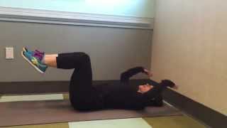 2 Abdominal Activation 1 Wall Bug [upl. by Leciram]