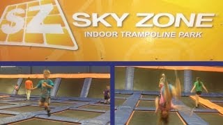 SKY ZONE INDOOR TRAMPOLINE PARK  CANTON MI [upl. by Rayford]