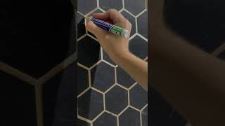 Grout Pen Brighten Up Your Tile Grout to Look New Again [upl. by Eerol]