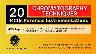 20 Forensic Insturmentation MCQs on Chromatography  UnitII Part 3  Answer and Explanation [upl. by Eledoya]