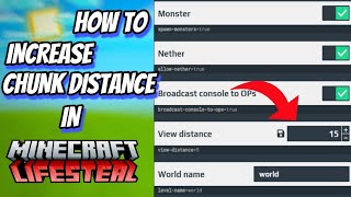 How To Increase Chunk Distance In Aternos [upl. by Llehcor724]