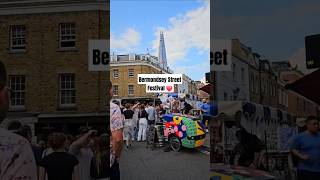 🥳 FREE London Street Festival bermondsstfest bermondseystreetfestival londonstreets londonvibes [upl. by Aldous334]