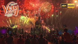 2023 Minnies Wonderful Christmastime Fireworks At The Magic Kingdom  Magic Kingdom Disney World [upl. by Dhiren]