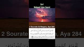 Magnifique recitation coran sourate al baqara ayat 284  285 [upl. by Enailil586]