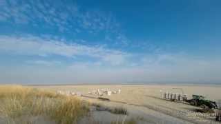 Zeitraffer Spiekeroog  wir lassen die Strandkörbe frei [upl. by Htaeh]