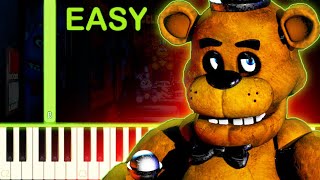 FIVE NIGHTS AT FREDDYS MUSIC BOX  EASY Piano Tutorial [upl. by Anitsim530]