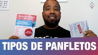 Formatos Mais Utilizados de Panfletos para Pequenas Empresas [upl. by Yhcir]