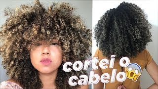 CORTE EM CAMADAS PARA CABELO CACHEADO  Lore Souza [upl. by Thamos]